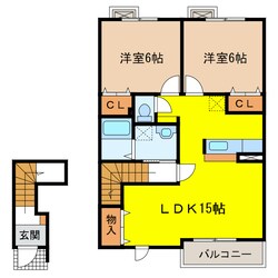 サンハイツ　フィオーレの物件間取画像